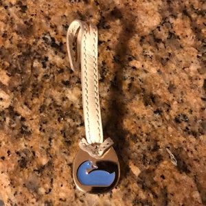 Dooney & Bourke logo leather pendant